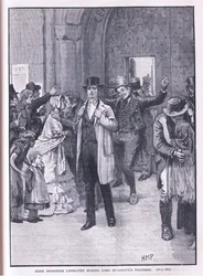 Irische Gefangene, die während Lord Mulgraves Fortschritt AD 1836 befreit wurden